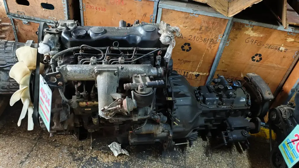Motor 4d34 mitsubishi turbo intercooler caja m3