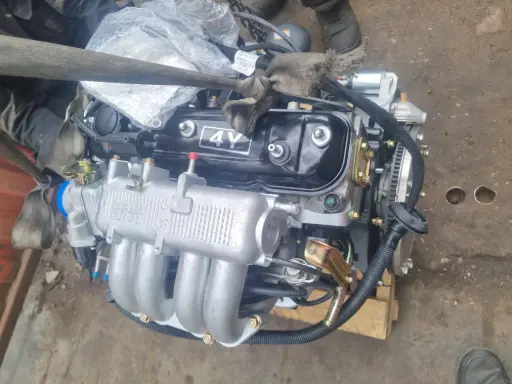 Motor Nuevo 4Y inyectado coreano con caja mecánica para combi o camioneta